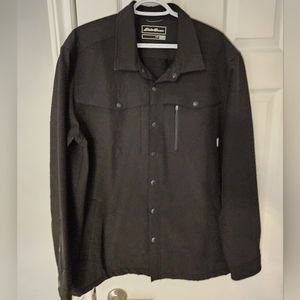 Eddie Bauer Fleece Lined Button Down Shirt